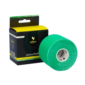 Taśma do kinesiotapingu yellowSPORT - zielona, 5cm x 5m