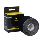 Taśma do kinesiotapingu yellowSPORT - czarna, 5cm x 5m