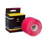 Taśma do kinesiotapingu yellowSPORT - różowa, 5cm x 5m