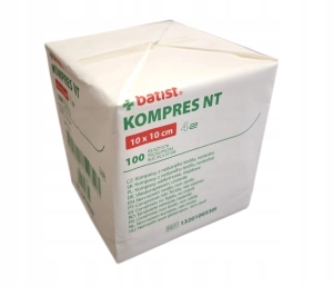 Kompresy włókninowe 5x5 niejałowe 4W