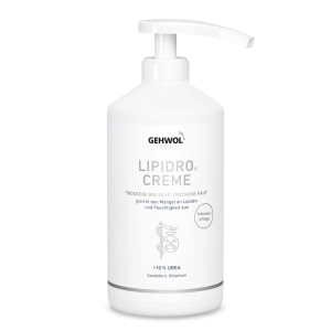 GEHWOL LIPIDRO-CREME krem silnie nawilż. do suchych i wrażliwych stóp 500 ml z doz.