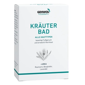 GEHWOL Fusskraft Kräuterbad - Sól ziołowa do kąpieli stóp z mocznikiem 250g