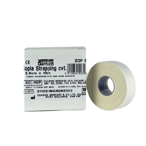 HAPLA Zopla Plaster - Rozrywalna Taśma Z Klejem Na Bazie Tlenku Cynku. Szerokość 2,5 cm 10 metrów