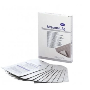 Atrauman Ag - opatrunek ze srebrem  5cmx5cm